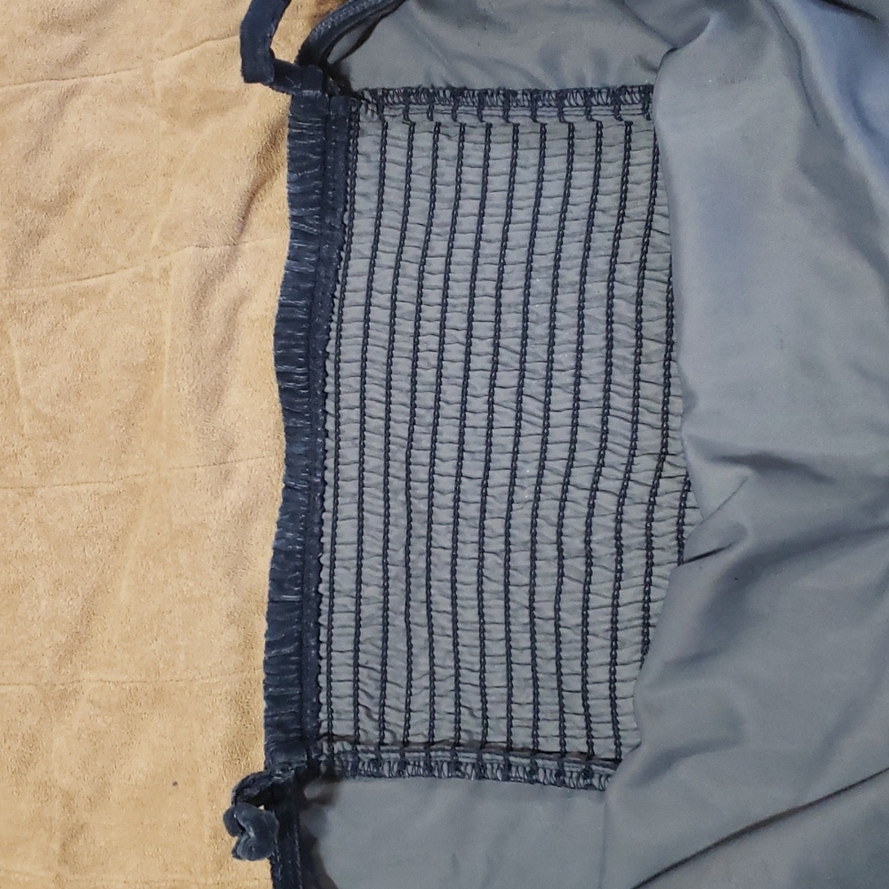 Old Navy Blue Velvet Maxi Dress - Picture 10 of 11